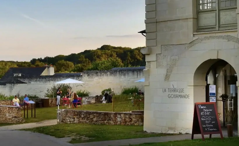 Abbaye de Fontevraud - Terrasse