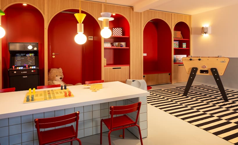 Hostellerie La Briqueterie - kids room